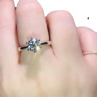 Puede ajustar el anillo de pareja de diamantes Mosan genuino. - details 0