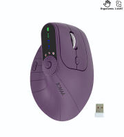 Ratón Vertical inalámbrico ergonómico con botón de ajuste de función, ratón recargable de 8 botones para Win/IOS/Android, modo Dual, BT5.0 - details 13