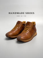 Botas casuales de caña media de gama alta, zapatos deportivos de piel de vaca de cuero genuino para hombres - details 9