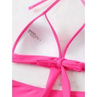 Bikinis triangulares 2025, traje de baño Push Up para mujer, traje de baño sólido Sexy de cintura alta, traje de baño para mujer, ropa de playa de verano - details 10