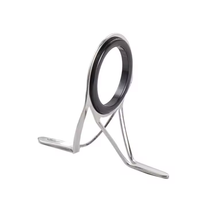 Kit de reparación de línea de anillo guía de dos pies, accesorios de pesca con bucle de alambre, guías de caña de pescar de acero inoxidable, puntas, anillos circulares - 1