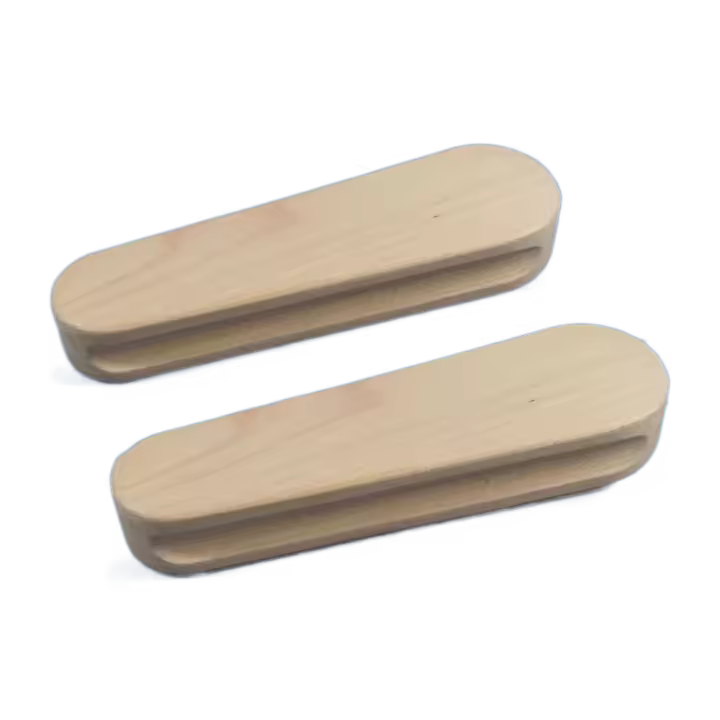 Claqueta de sastres de haya multifunción, claqueta de costura suave de doble cara, claqueta de madera para costura - 1
