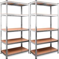 2 Estanterías Metálicas Galvanizadas |   875Kg 5 Baldas |   Medidas 180 x 90 x 40cm - details 0