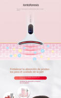Instrumento de belleza para cuello multifunción con luz en color Instrumento de masaje para cara y cuello - details 1
