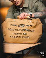 Bolso cruzado de estilo retro americano MADEN Gran capacidad, lino para forro, tela de lona para exterior Bolsos y viajes para hombres jóvenes universitarios - details 7
