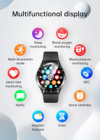 2024 Nuevo reloj inteligente y auriculares bluetooth en uno, nfc, llamada bluetooth, frecuencia cardíaca, presión arterial, reloj de monitoreo de salud, auriculares tws, impermeable reloj inteligente de ejercicio físico, adecuado para Hombres y Mujeres - details 6