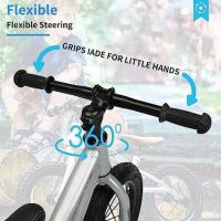 Bicicleta Sin Pedales para Niños de 3 a 4 5 6 7 Años, Ruedas de Goma Inflables de 16 Pulgadas, Bicicleta de Equilibrio con Sillín Ajustable, hasta 40 Kg, Juguetes para Niñas y Niños - details 2