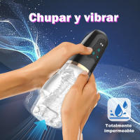 Masturbador Chupador Automático para Hombres Bomba para el Pene con 5 Succión y 10 Vibraciones, Acariciador Masculino Resistente al Agua, Juguetes Sexuales para Adultos - details 2