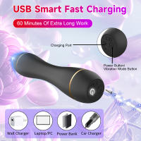 Bullet Vibrator - Mini Vibrador para Mujer, Herramienta Estimulante del Clítoris, Vibrador Bullet Discreto y Adecuado para Viajes, Juguetes para Adultos Recargables por USB con 10 Modos de Vibración - details 7