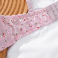 Cómodo sujetador en V profundo inalámbrico con flores dulces, ropa interior a prueba de golpes para mujer, lencería antiflacidez, sujetador de realce, regalos - details 9