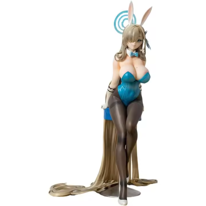 Figura de acción de Anime Asuna Bunny Girl 1/6 de archivo azul - 1