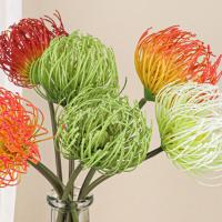 Flor de Leucospermum Artificial de tacto Real, elegante garra de cangrejo de plástico, crisantemos hechos a mano, flor falsa para sala de estar y escritorio - details 4
