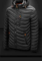 CHRLCK-Chaqueta de senderismo para hombre, abrigo impermeable, cortavientos térmico a prueba de viento, talla grande - details 17
