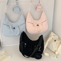 Bolso cruzado de estilo coreano, bolso plisado con cordón de gran capacidad, versátil, ligero con monedero - details 27