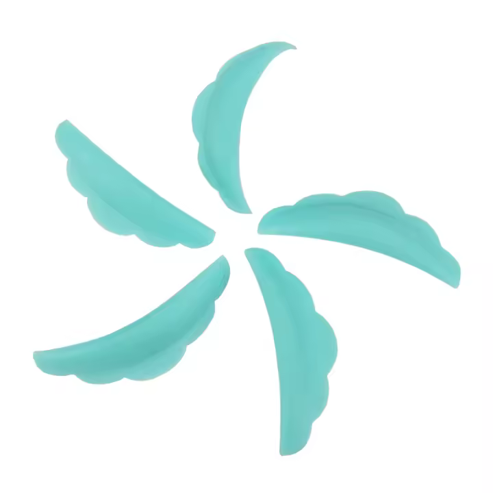 Varillas de Pestañas Permodas en Silicona con Flores Herramientas de Maquillaje para Levantamiento de Pestañas 5 Pares por Bolsa - 1