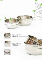 Cuenco Plegable de Acero Inoxidable 304 Utensilios de Cocina Portátiles Vajilla de Picnic - details 2