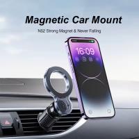 Soporte magnético para teléfono: soporte giratorio ajustable de 360 ° para coche para todos los teléfonos, adecuado para Android, Samsung y Apple - details 0