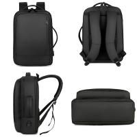 Mochila impermeable con carga USB para hombre, bolso multifuncional para ordenador portátil, bolsa de negocios portátil - details 14