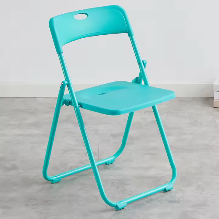 Taburete simple, sillón, silla plegable para el hogar, silla de oficina portátil, silla de conferencia, silla de ordenador, silla de comedor, sillas de dormitorio - 1