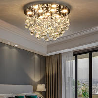 Fetcoi-lámpara Moderna de araña de cristal, lámpara moderna para dormitorio, H13 x T20, 9 bombillas GU10 - details 5