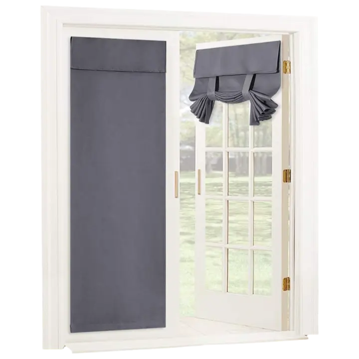 Puertas y Ventanas Cortinas opacas aislantes del frío y el caliente Decoración del Hogar Protección de la privacidad, 2 piezas ( - 1