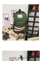 Mochilas escolares para niños y niñas, mochila grande con diseño de tiburón, impermeable, para viaje - details 7