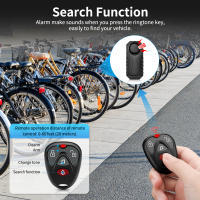 Alarma de Seguridad para Motocicleta y Bicicleta con Control Remoto Eléctrico Antiv vibración 113dB Impermeable Sonido de Vibración - details 4