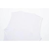 OUWU - Traje de baño negro sin mangas para mujer, traje de baño de una pieza con cuello cuadrado, lencería sexy, color blanco - details 12