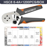 Alicates de Terminal Tubular WOZOBUY Herramientas de Crimping Mini HSC8 de Precisión Alta 6-4 0.25-10mm² 23-7AWG 6-6 0.25-6mm² Para Carpintería y Mejoras del Hogar - details 11