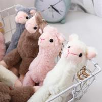Colgante de muñeco de peluche a la moda, bolsa de regalo hecha a mano para niños, decoración, llavero de Alpaca, llavero de oveja, llavero de juguete de peluche, llavero de Animal - details 12