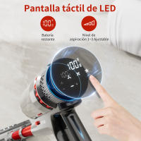 PrettyCare V900 Aspiradora de mano con batería extraíble, 520W, 52000PA, potencia de succión, aspiradora con pantalla táctil LED, aspiradora inalámbrica para el hogar, el coche y el pelo de mascotas - details 2
