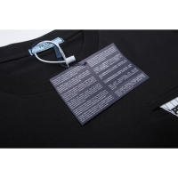 Camisa de manga corta con logotipo frontal de moda de verano de alta calidad, camiseta holgada de algodón puro para hombre, nuevo accesorio de camisa informal estilo pareja - details 5