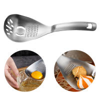 Prensa de Ajo de Acero Inoxidable Herramienta de Prensa de Patatas Separador de Huevos para Cocina - details 0