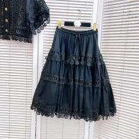 Conjunto de Vestido y Traje para Mujer de Dos Piezas Top Blanco, Falda Plisada, Abrigo de Encaje Bordado Moda de Verano 2025 - details 15