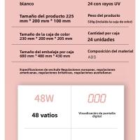 Arte de uñas máquina de fototerapia tienda de secado rápido especial para principiantes esmalte de uñas pegamento lámpara para hornear lámpara led secador trabajador doméstico - details 3