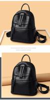 Mochila De piel de vaca para mujer y niña, morral de cuero suave de alta calidad, gran capacidad para viajes y ocio - details 19