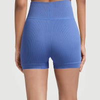 FKAFIT Pantalones Cortos Sin Costuras de Cintura Alta con Efecto Scrunch Butt para Mujeres Talle de Gimnasio Fitness Outfits Material de Nylon Tipo de Actividad al Aire Libre - details 6