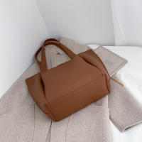 Bolso de hombro de gran capacidad para mujer, bolsos de cuero PU de alta calidad, bolso de mano Retro femenino - details 14