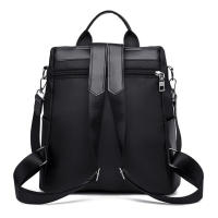 Mochila de Viaje para Mujer Multi-use de Nylon en Color Sólido Gran Capacidad con Colgante de Gato Bolso de Hombro Simple y Elegante - details 12