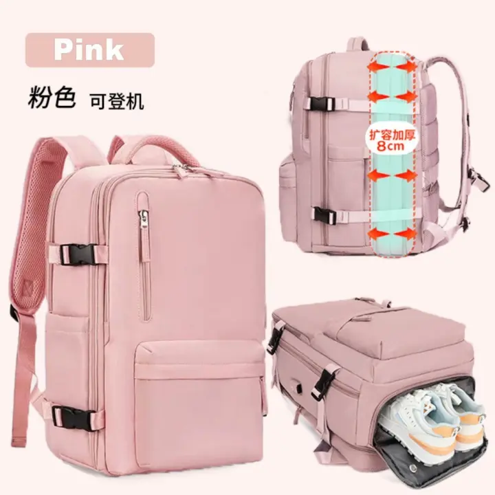 Mochila de negocios unisex de gran capacidad, equipaje de embarque expandible, mochila de viaje para ordenador - 1