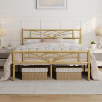 Cama Individual con Espacio Bajo Marco Metal Altura 32 cm Cama Individual con Cabecera para Colchón de 90 x 190 cm Blanco - details 72