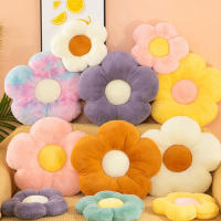 Cojín de Asiento de Margaritas de Peluche Forma de Girasol Almohada de Asiento de Dormitorio para Niños y Niñas Decoración de Oficina Cojines de Sofá Juguetes de Peluche 35cm - details 9