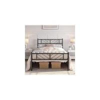 Cama Individual Hierro Cama Metálica para colchón de 90 x 190cm Cama Industrial Estructura Metal - details 14
