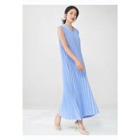Vestido plisado para mujer, verano, nuevo, suelto, cuello en V, falda de talla grande, temperamento elegante - details 26