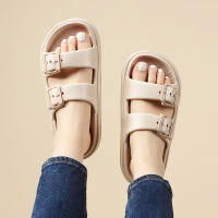 Pantuflas De Plataforma Gruesa Para Mujer Verano Playa Cómodas Antideslizantes Suela Suave Baño Hogar Zapatillas De Verano - details 9