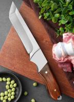 Cuchillo De Afeitar Profesional De Acero Inoxidable Para Carne De Oveja Y Res Cuchillo De Corte Para Verduras Y Frutas Con Mango De Madera - details 9