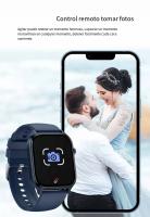 Reloj inteligente deportivo para hombre y mujer, pulsera resistente al agua con batería de larga duración,llamada BT,para teléfono - details 0