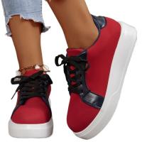 Zapatos deportivos con cordones para mujer, zapatillas planas informales para exteriores - details 2