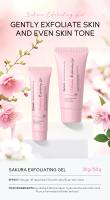 Sakura-Gel exfoliante para el rostro, exfoliante hidratante, reparación nutritiva, crema Facial, belleza, cuidado de la piel - details 0