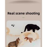 Juguete de Gato Interactivo Pájaro Volador Recargable que Ruge Juguete de Peluche Activado por Tacto de Catnip - details 11
